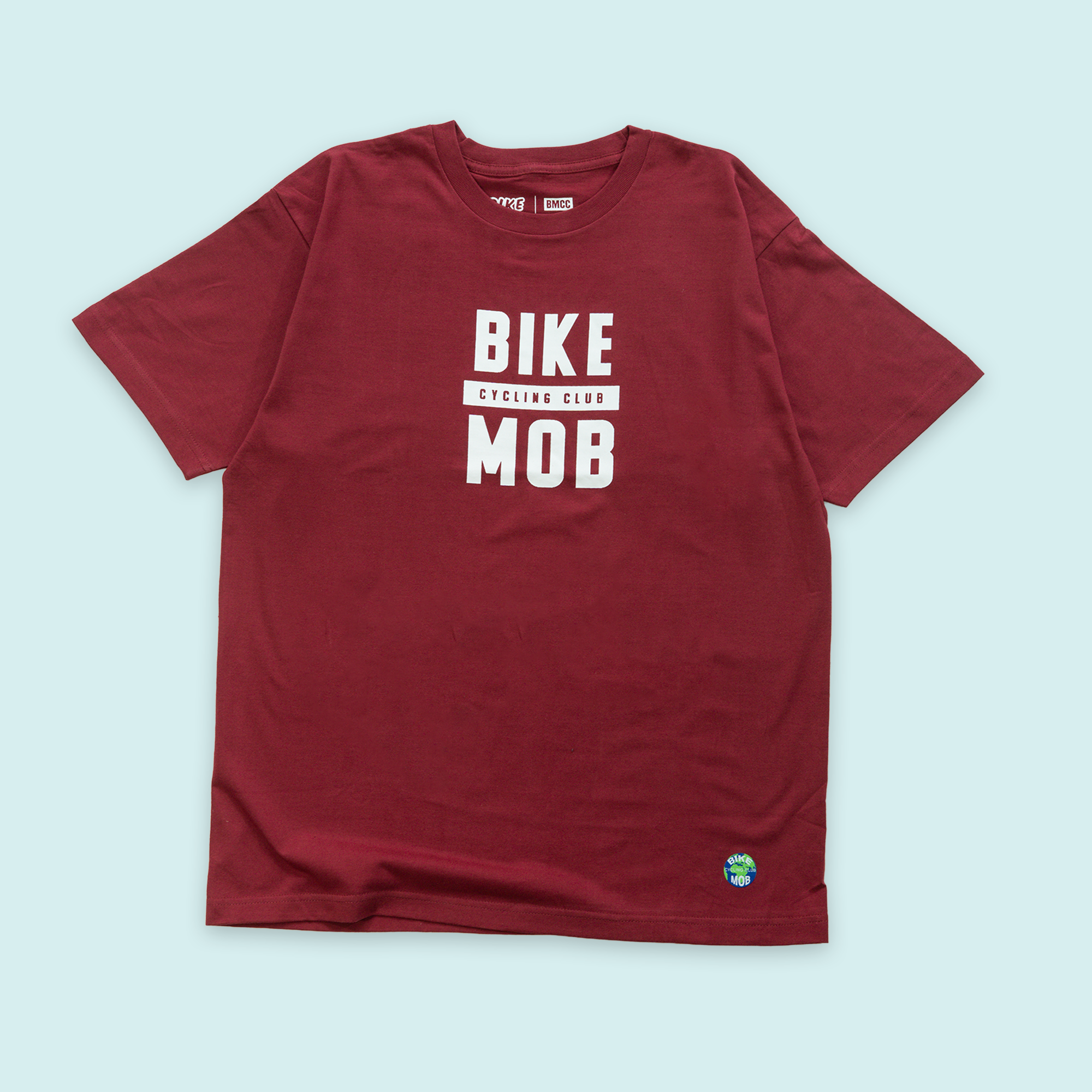 BIKE MOB TEE - MAROON